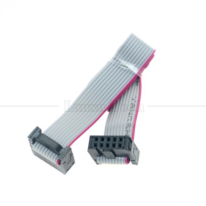 Vrouw naar Vrouw 10 PIN 1.27mm Pitch IDC 2.54mm Connector GPIO Grey Flat Ribbon Draadkabel voor harde schijven CD Raspberry Pi 4