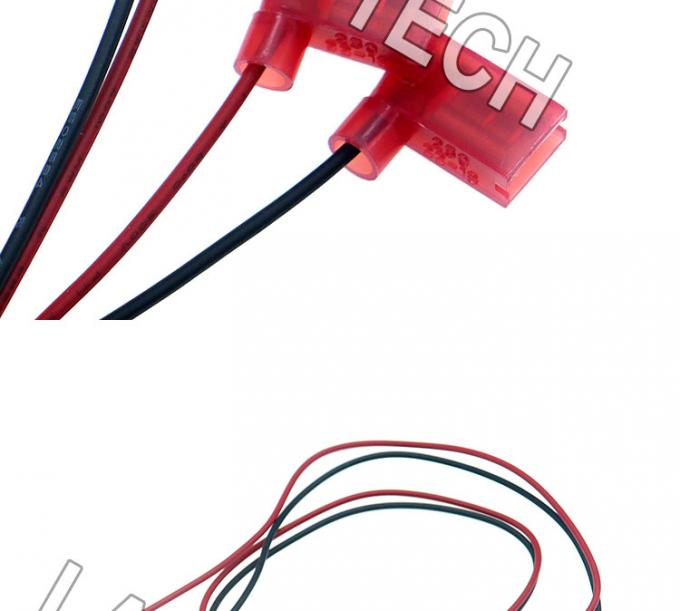 VH 2P 3.96mm Pitch tot 90 graden Hoek 6.3 Spade Connector Assembly Kabeldraad Harness 2