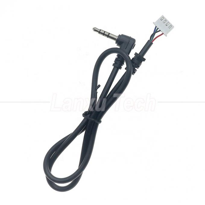 OEM-aanpassing 90 graden hoek 4 polen 3,5 mm TRRS Audio Stereo Jack naar JST XH PH SH VH MX Connector Cable 1