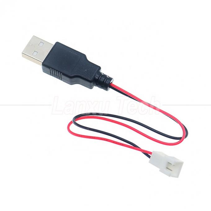 USB Type A Mannelijke naar JST XH 2.54 Pitch 2 Pin Vrouwelijke Socketkabel 0