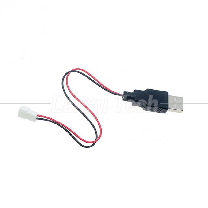 USB Type A Mannelijke naar JST XH 2.54 Pitch 2 Pin Vrouwelijke Socketkabel 3