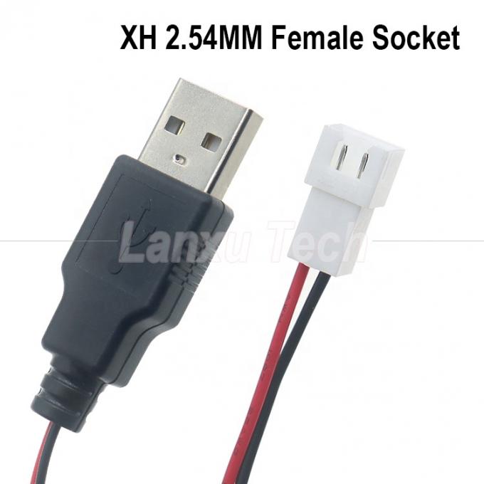 USB Type A Mannelijke naar JST XH 2.54 Pitch 2 Pin Vrouwelijke Socketkabel 2
