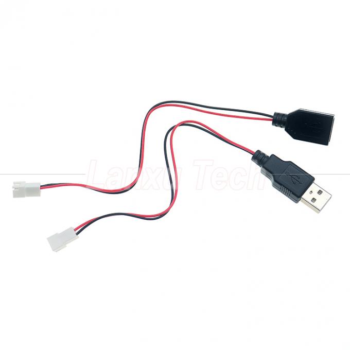 USB Type A Vrouwelijke naar JST XH 2.54 Pitch 2 Pin Vrouwelijke Socketkabel 0