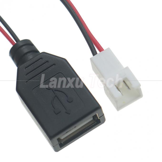 USB Type A Vrouwelijke naar JST XH 2.54 Pitch 2 Pin Vrouwelijke Socketkabel 1