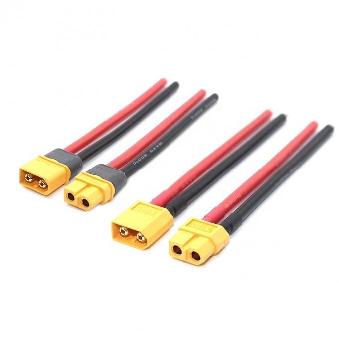 12AWG 16AWG 100mm 150mm 200mm XT30U XT60 XT60H XT90 Connector Mannelijk Vrouwelijk tot naakte draden Eindkabel Harness voor Fpv-motorbatterij 1