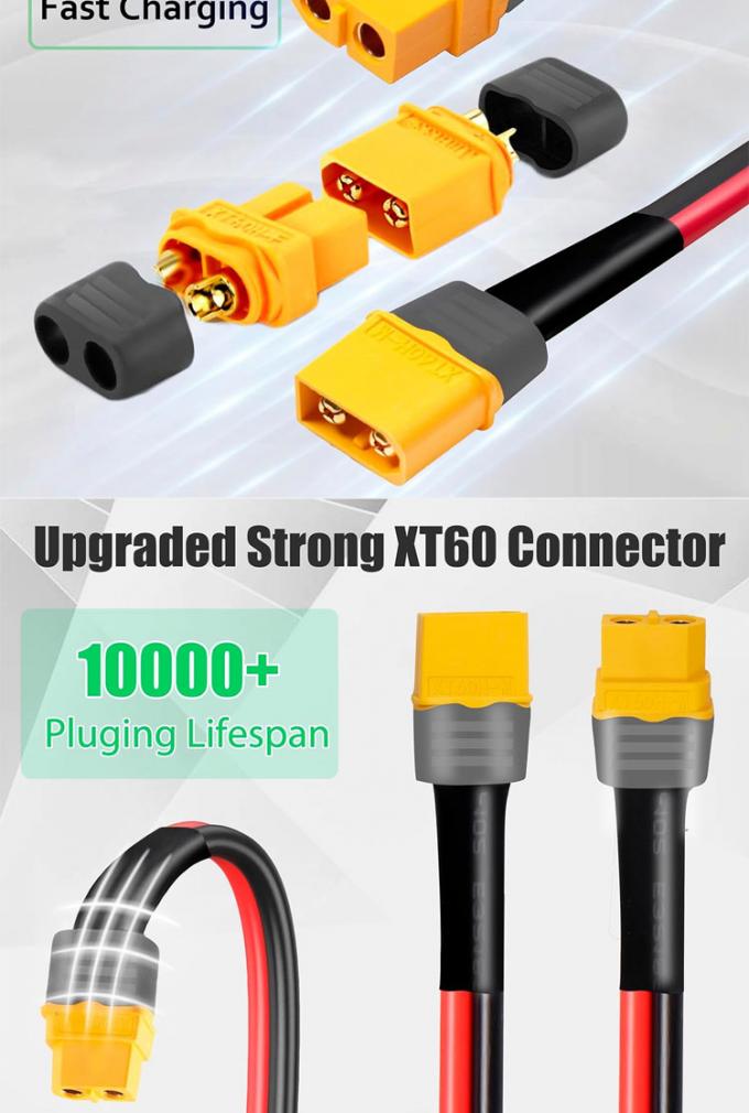 10AWG 12AWG Man tot Vrouw XT60 XT60H Connector Extension Adapter Cable voor RC Battery Power Station Zonnepaneel 3
