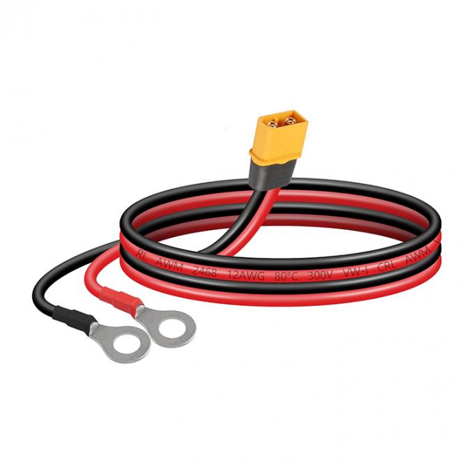 12AWG Siliciumdraad XT60 XT60H Mannelijk Vrouwelijk tot O Ring Terminalkabel voor RC Vliegtuig Speelgoed Auto's Lipo Battery FPV Racing Drone 1