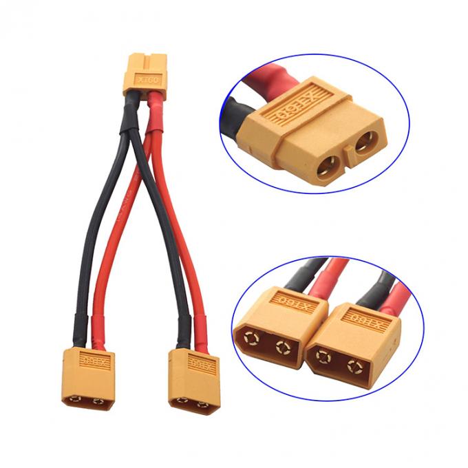 14AWG XT60 1 Vrouwelijke tot mannelijke Y-splitterverlengkabel voor RC Lipo-batterij 1
