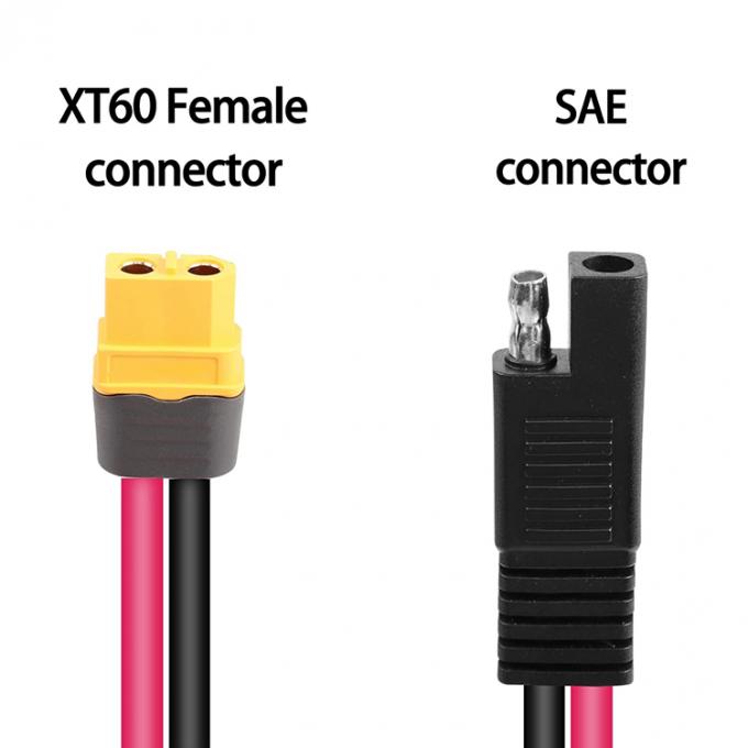 12AWG SAE tot XT60 Connector Adapter Extension Cable voor zonne-energiecentrale Lipo-batterij 2
