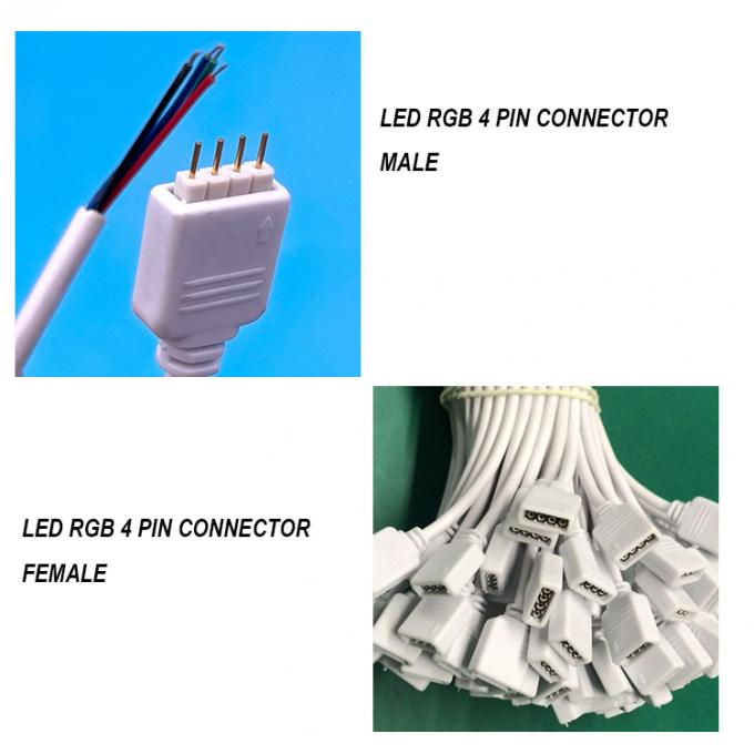 5050 LED-lichtstrook RGB 4 PIN-aansluitkabel 1