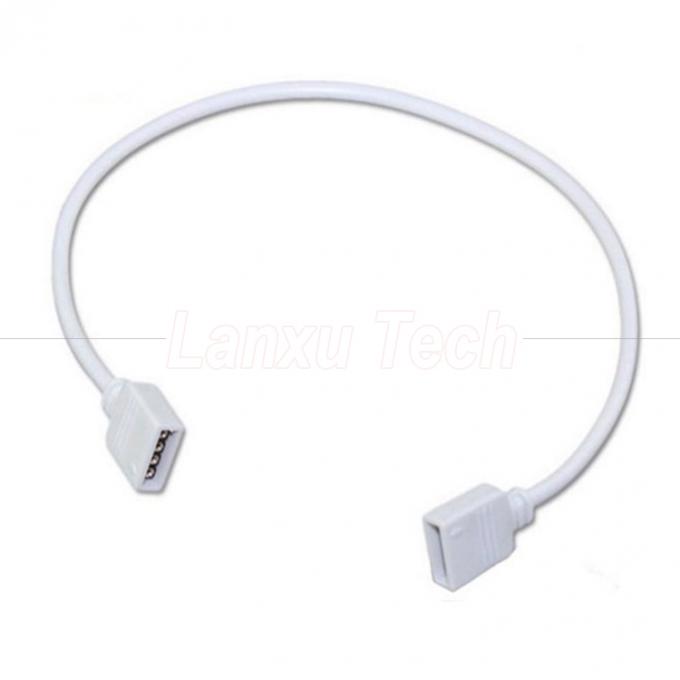 Vrouwelijke tot vrouwelijke 4 pin RGB plug connector verlengkabel voor 5050 3528 2835 LED-strooklicht 2