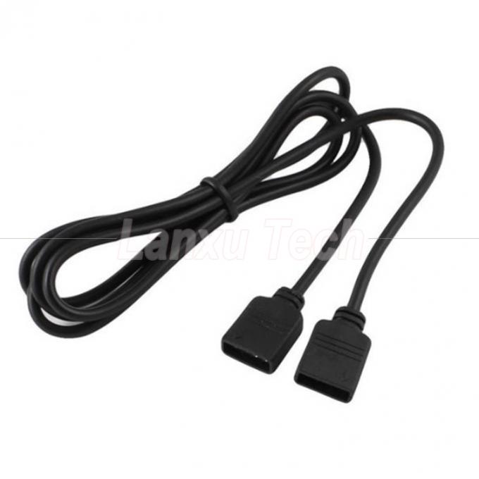 Vrouwelijke tot vrouwelijke 4 pin RGB plug connector verlengkabel voor 5050 3528 2835 LED-strooklicht 1