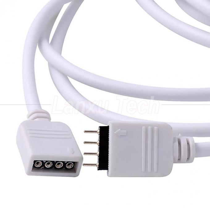 Vrouwelijke tot vrouwelijke 4 pin RGB plug connector verlengkabel voor 5050 3528 2835 LED-strooklicht 4