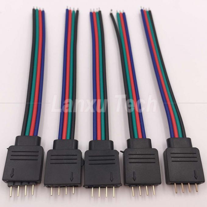 RGB 4 pin connector 5050 LED bandkabel 2