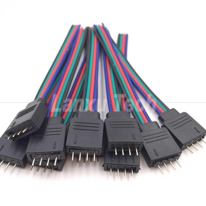 RGB 4 pin connector 5050 LED bandkabel 0