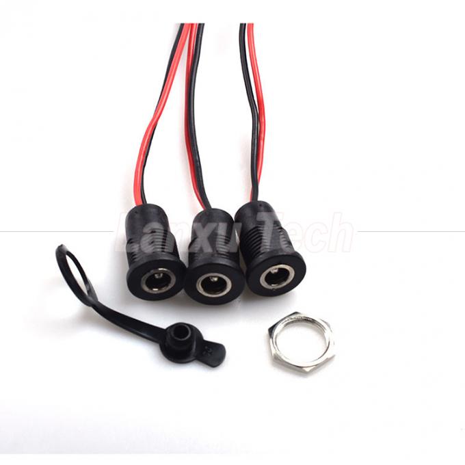 Waterdicht schroefpaneel DC-aansluiting 5.5x2.1mm Jack-draadkabel 2