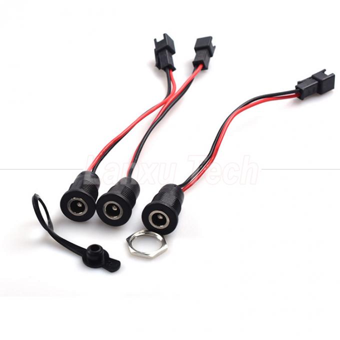 Waterdicht schroefpaneel DC-aansluiting 5.5x2.1mm Jack-draadkabel 5