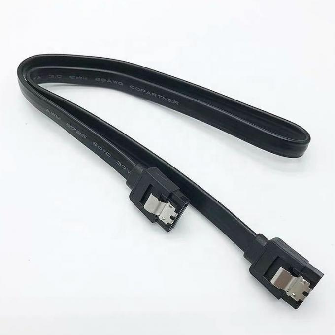 High Speed 6Gbps vergrendeling slot Blauw Sata III 3.0 Power Extension Cable voor harde schijf HDD SSD 3