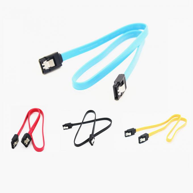 High Speed 6Gbps vergrendeling slot Blauw Sata III 3.0 Power Extension Cable voor harde schijf HDD SSD 0