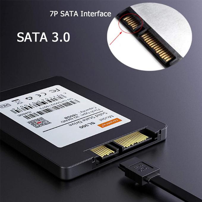 High Speed 6Gbps vergrendeling slot Blauw Sata III 3.0 Power Extension Cable voor harde schijf HDD SSD 8