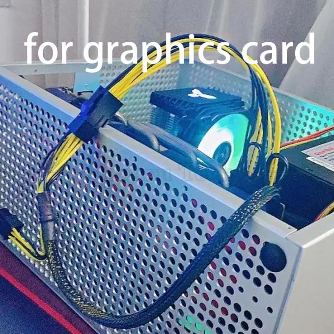 18AWG Pure Cooper Splitter 6 PIN Vrouwelijk naar Dual 8 PIN 6+2 Man PCI Express PCIe kabel voor GPU grafische kaarten 6