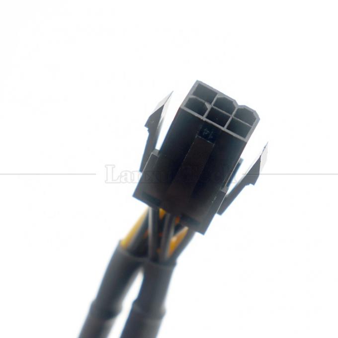 18AWG Pure Cooper Y Splitter 6 Pin tot Dual 8 Pin 6+2 PCI Express Power Adapter Extension PCIe kabel voor GPU 4