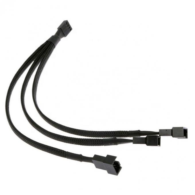 1 tot 3 CPU 4 PIN Connector PC Case Temperatuurcontrole Koelventilator Y Splitter Extension PWM Cable 4