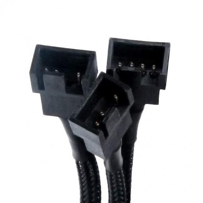 1 tot 3 CPU 4 PIN Connector PC Case Temperatuurcontrole Koelventilator Y Splitter Extension PWM Cable 2