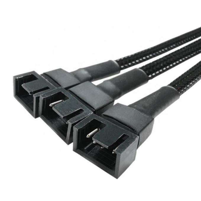 1 tot 3 CPU 4 PIN Connector PC Case Temperatuurcontrole Koelventilator Y Splitter Extension PWM Cable 3