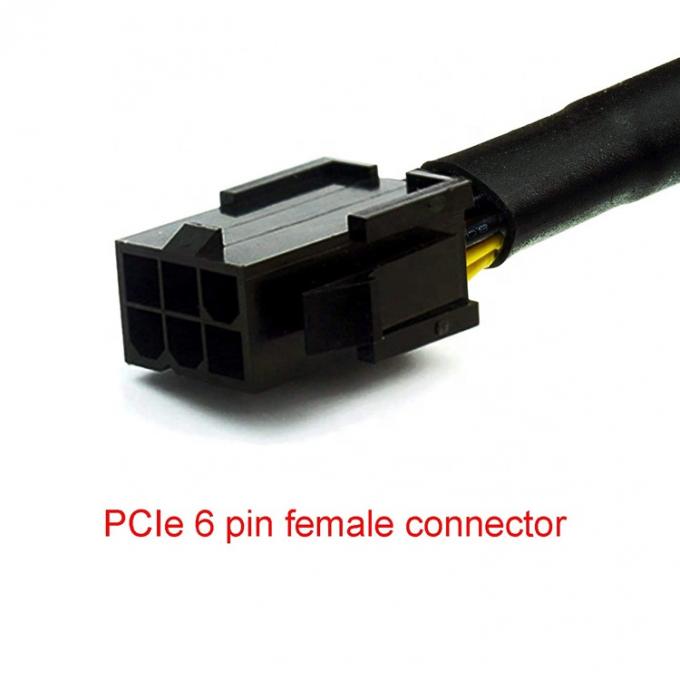 GPU 6 PIN Vrouwelijk naar Dual 8 PIN Man 18AWG PCI Express Moederbord Voeding Adapter PCIe Riser 3.0 Verlengkabel 3