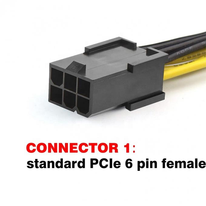 PCI-E 6 pin tot 6 pin Man tot Vrouwelijke GPU ATX Video Graphics Card PCIE PCI Express Power Cable 2