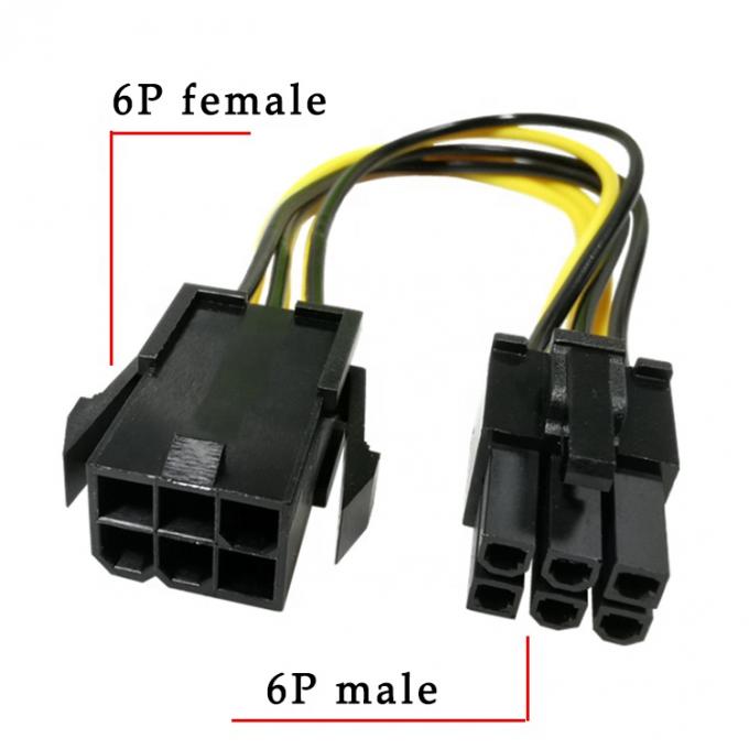 PCI-E 6 pin tot 6 pin Man tot Vrouwelijke GPU ATX Video Graphics Card PCIE PCI Express Power Cable 3