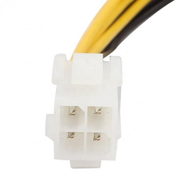 4 pin vrouwelijke tot 8 pin mannelijke ATX moederbord CPU stroomtoevoer verlengkabel 2