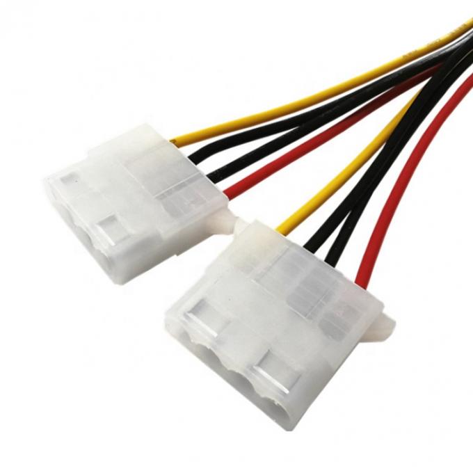 Sata 15 Pin Man tot Dual Molex 4 Pin Lp4 IDE Vrouwelijke Hard Drive Power Y Adapter Converter Cable voor HDD SSD 3
