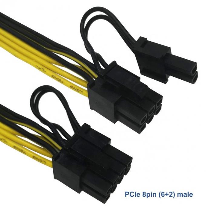 PCIe 8 Pin Male naar Dual 8 Pin Male PCI Express Graphics Video Card GPU Splitter Power Adapter Cable 3
