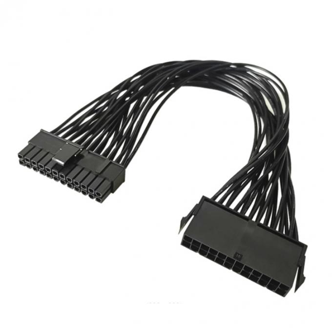 Mannelijke tot vrouwelijke PSU 24pin ATX stroomvoorziening verlengkabel voor computer moederbord 0