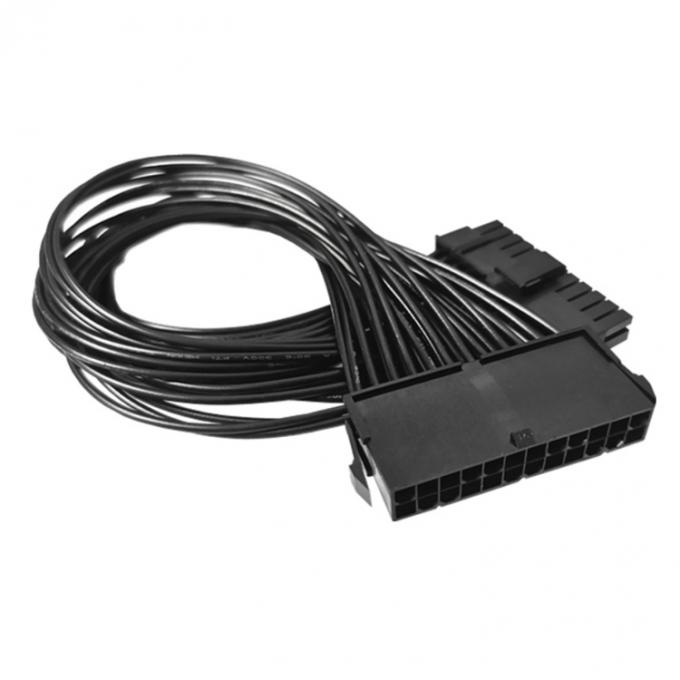 Mannelijke tot vrouwelijke PSU 24pin ATX stroomvoorziening verlengkabel voor computer moederbord 5