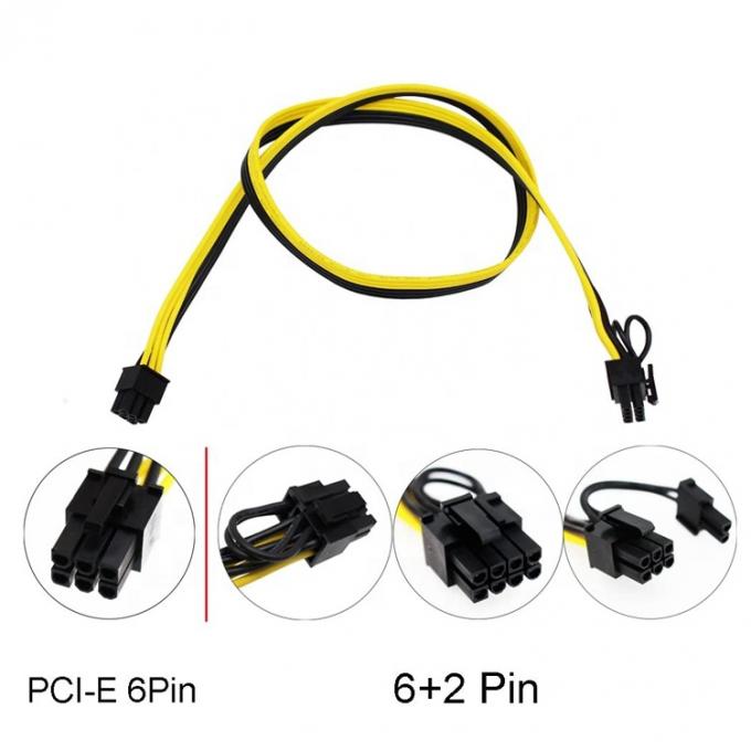 PCIE 6 pin tot 8 pin GPU ATX Video Graphics Card PCIE PCI Express voedingskabel 3