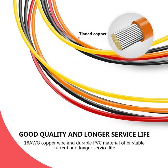 Male to Female Data Sata 15 Pin Power Y Splitter Cable voor Computer HDD SSD PC Case 4