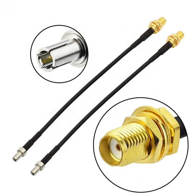 Custom TS9 naar SMA Vrouwelijke connector Antenna Adapter RF Coaxiale kabel 7