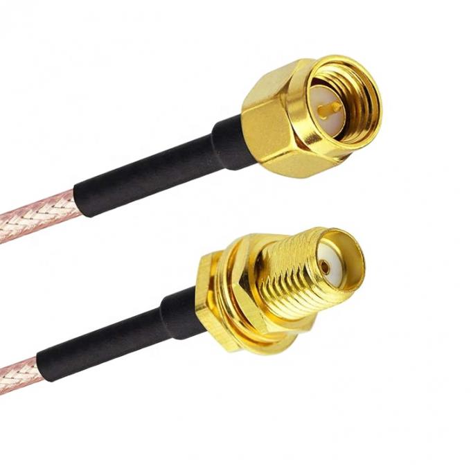 Custom RG 174 SMA Man tot SMA Vrouwelijke Assemblage Jumper RF Adapter Connectors Antenna Coaxial Kabels 4