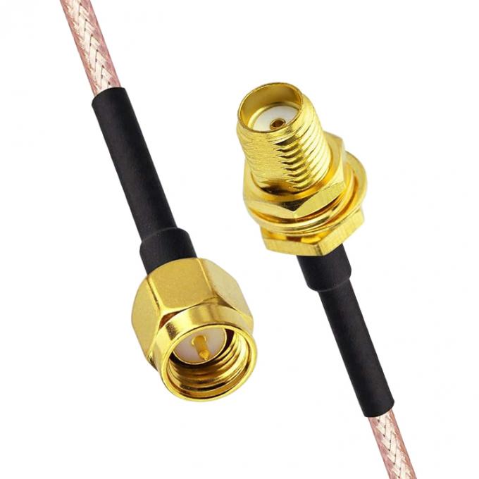Custom RG 174 SMA Man tot SMA Vrouwelijke Assemblage Jumper RF Adapter Connectors Antenna Coaxial Kabels 6