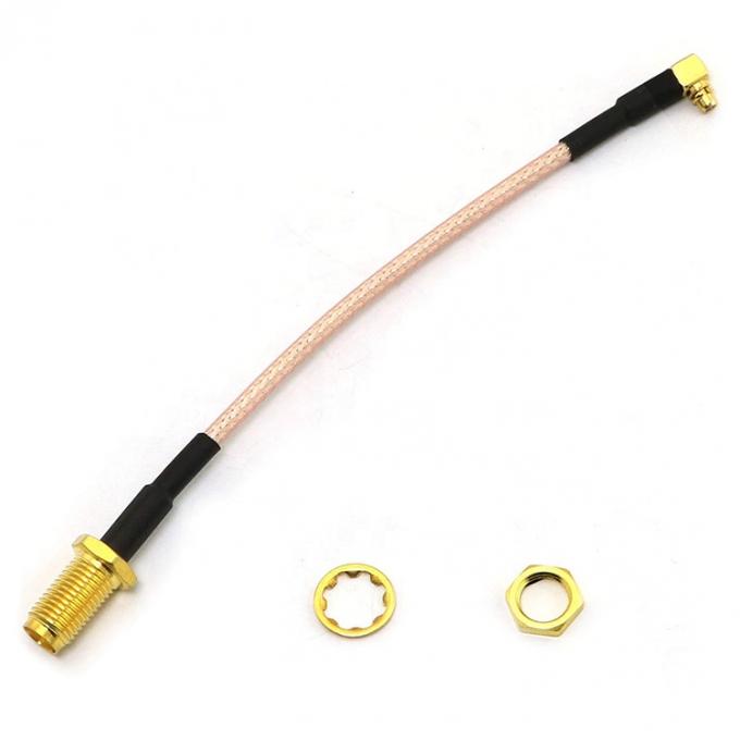 RG316 MMCX Hoek Mannelijke naar RP SMA Vrouwelijke Antenne RF Coaxiale Kabel 4