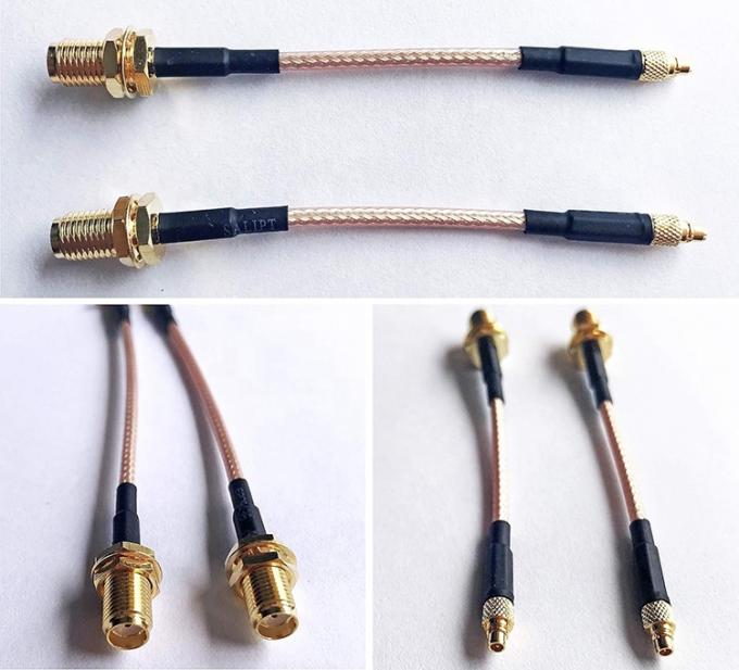 RG316 Pigtail SMA Vrouwelijke tot rechte MMCX Mannelijke RF Coaxiale Antenna Extender Cable 0