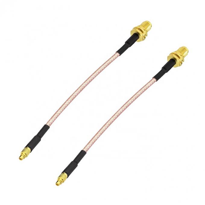 RG316 Pigtail SMA Vrouwelijke tot rechte MMCX Mannelijke RF Coaxiale Antenna Extender Cable 4