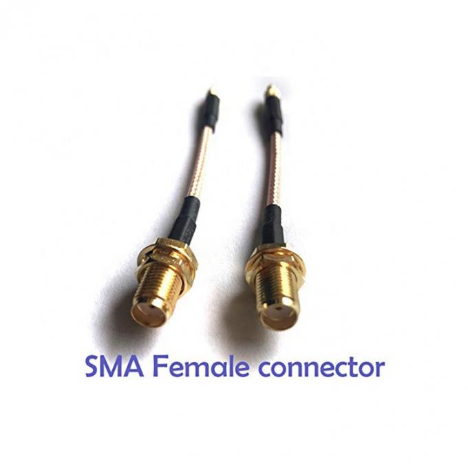 RG316 Pigtail SMA Vrouwelijke tot rechte MMCX Mannelijke RF Coaxiale Antenna Extender Cable 3