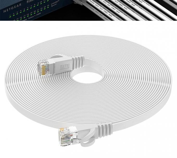 1m 5m 10m UTP FTP Shield Cat5 Cat5e Cat6 Ca6a Cat7 RJ45 Flat Ethernet Patch Network Lan kabel voor router 10