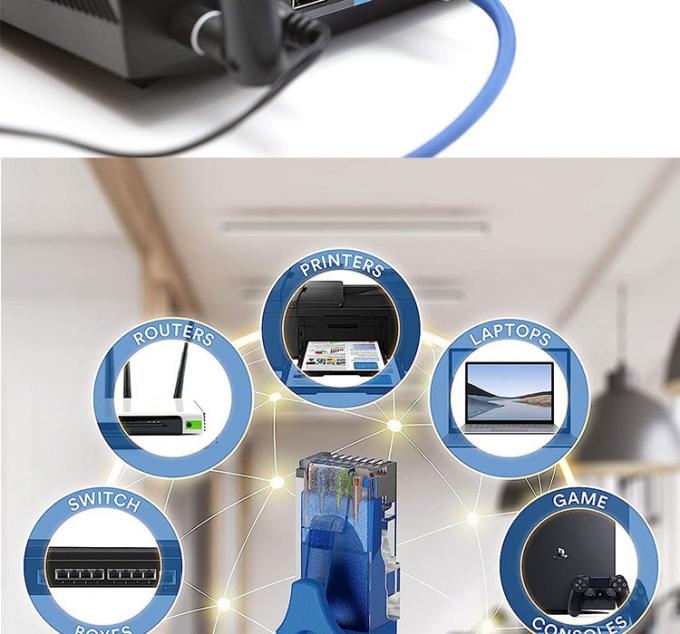 OEM Hoge kwaliteit Pure Cooper Shield FTP UTP STP SFTP Cat5 Cat5e Cat6 Cat6a Cat7 Cat8 RJ45 Ethernet Patch Lan Network Cable 6