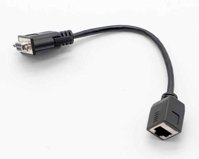 DB9 Vrouwelijke RS232 serie tot RJ45 Vrouwelijke stopcontactkabel 3