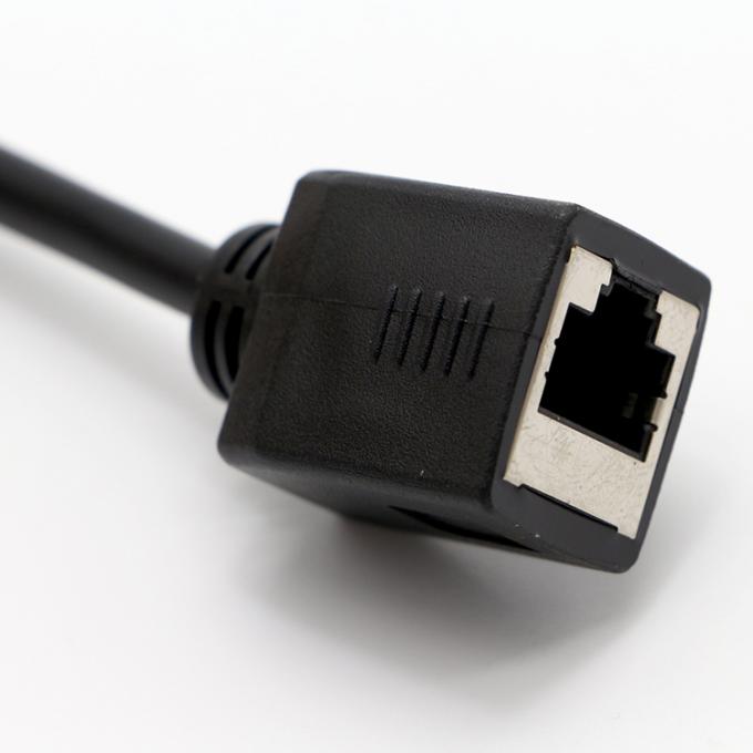 Aanpassing 1M 2M 3M Cat5 RJ45 8P8C Vrouwelijke Socket naar RJ45 Vrouwelijke Socket Lan Ethernet Network Cable 1